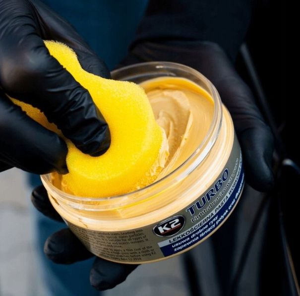 CERA PARA VEHICULO CON ESPONJA 250G