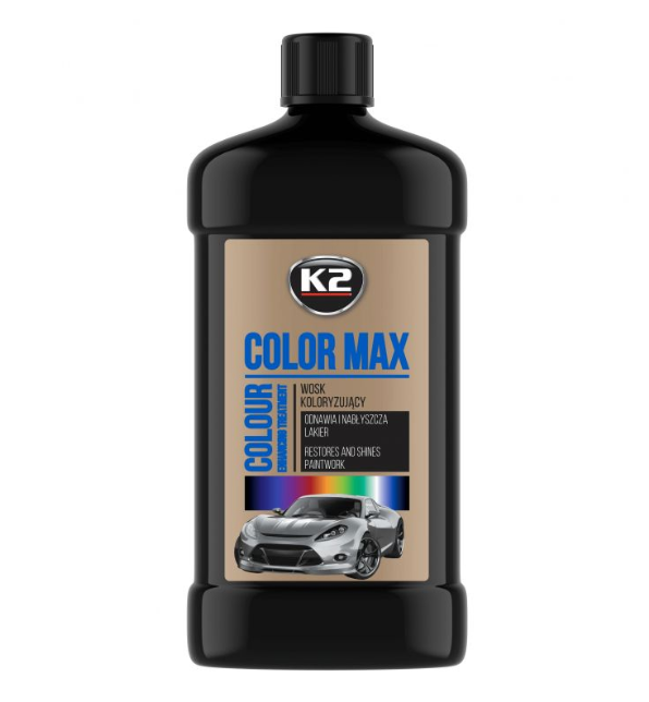 CERA COLOR MAX NEGRO PARA VEHICULO 500ML (BLACK)